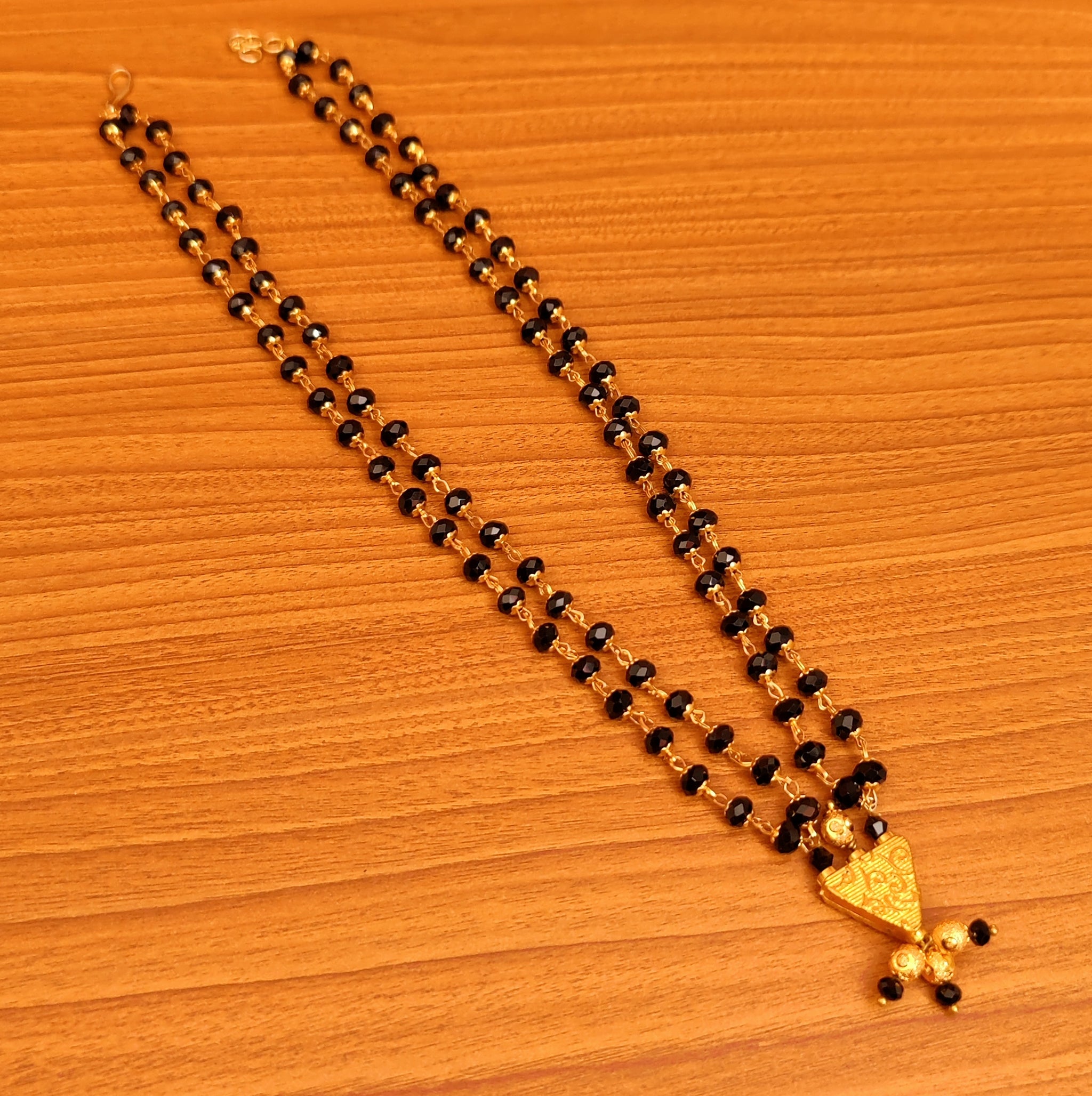 Crystal beads mangalsutra shops