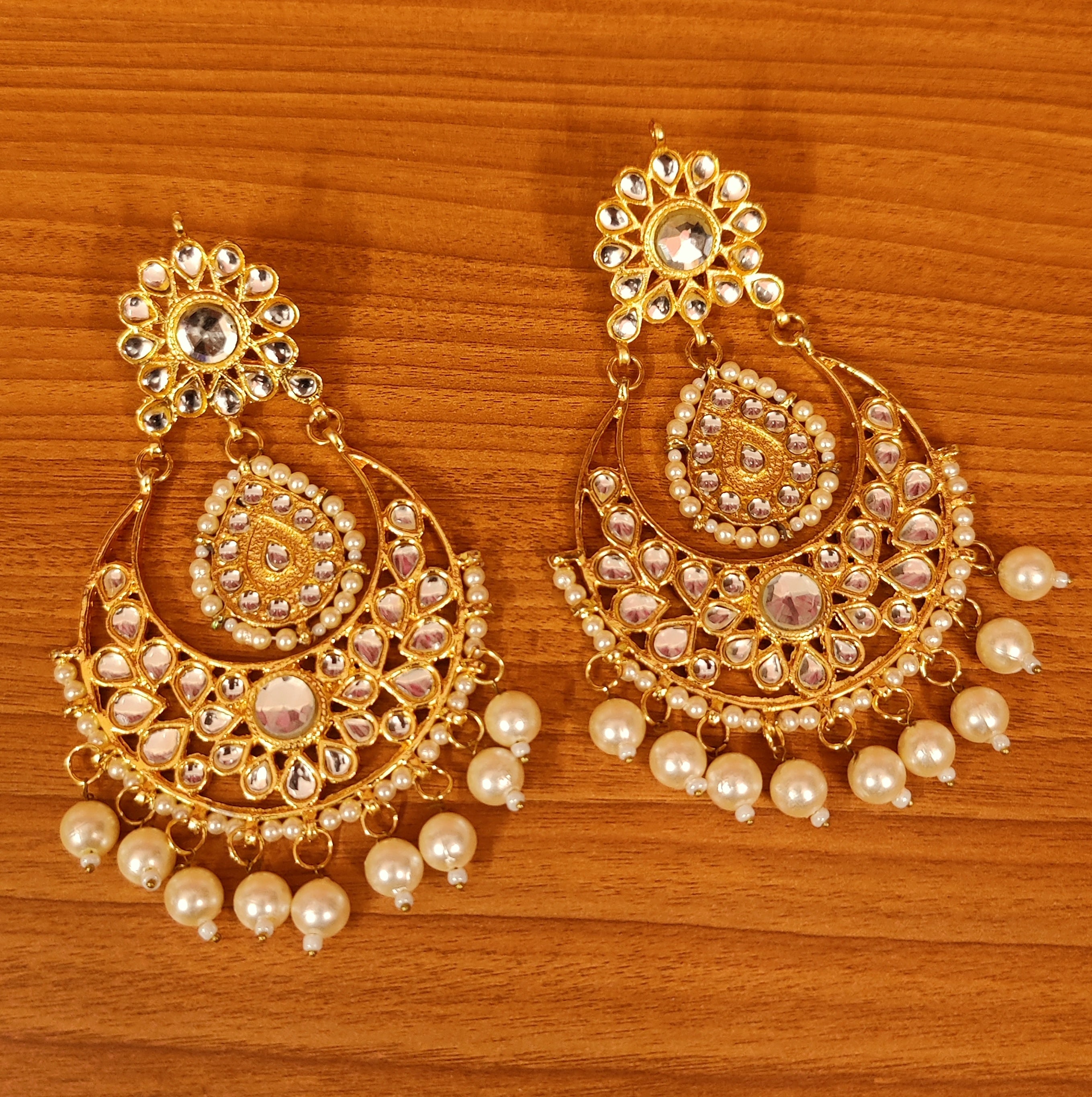 Earring  Antique Chand Bali Cob Ruby Gold Ball Hanging  Gujjadi Swarna  Jewellers