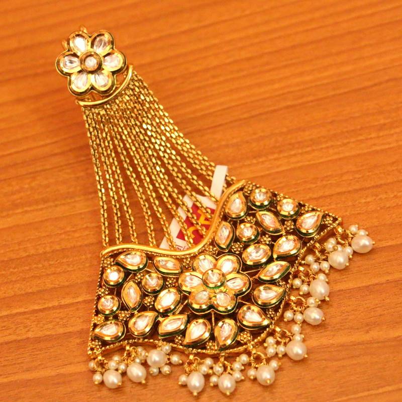 Buy Celine Rose Gold Jhoomar Jhumka EARRING Set Indian Bridal American  DIAMOND, Rhodium Stones Wedding Designer Indian Jewellery for Women. Online  in India - Et… | Indian wedding jewelry sets, Crystal wedding