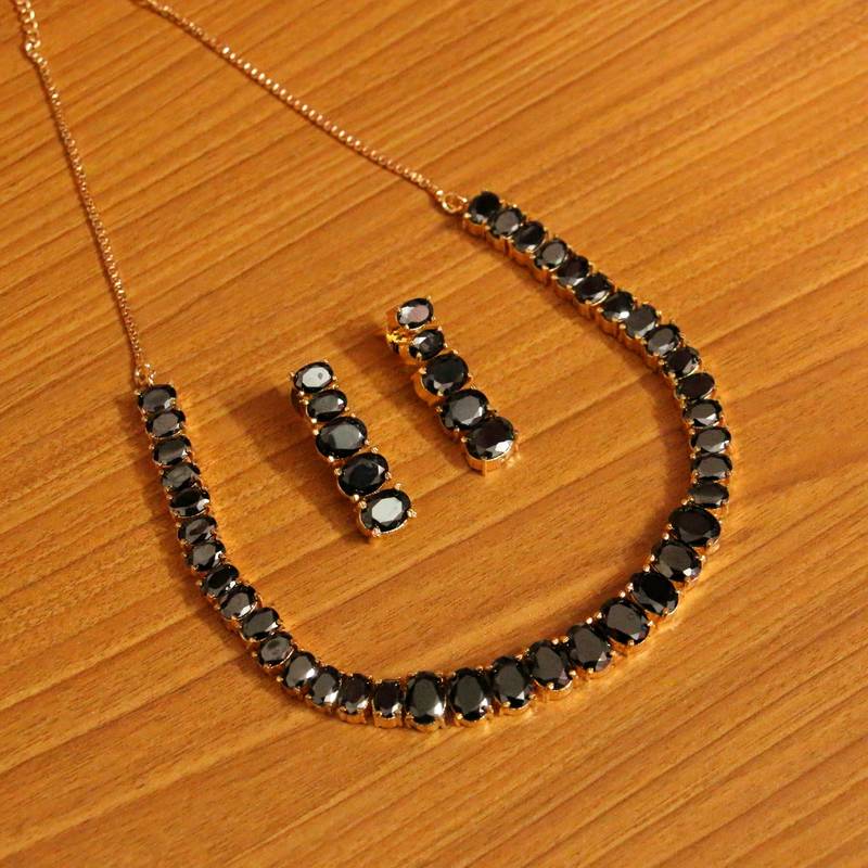 Black onyx jewelry sets shop